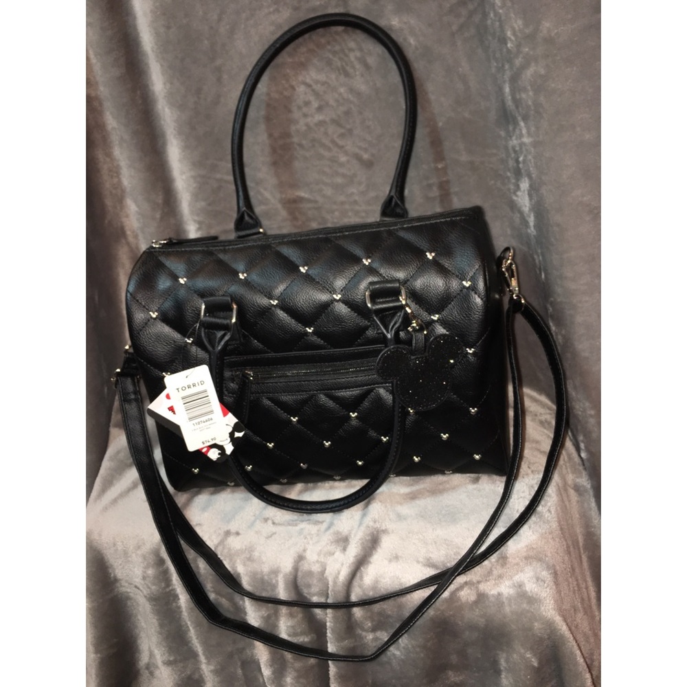 Minnie Mouse Studded Quilted Satchel